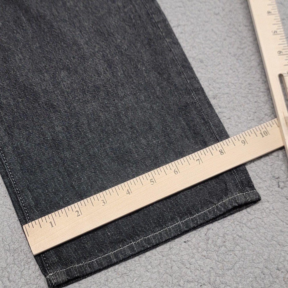 Express Jeans Mens 34x32 (As Measured) Gray Cropped Skinny Flexx Hyper Stretch - Picture 6 of 11